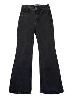 Old Navy Higher High Rise Flare Jeans Black Jack Size 10 29x29.5 Secret Smooth